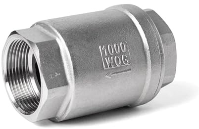 Clapet anti-retour à ressort en acier inoxydable 304/316 1/4-2 BSPT DN15-25 – Qualité industrielle(3/4,SS316L)