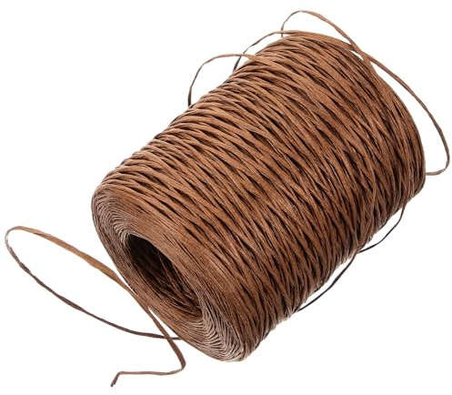 Ipetboom Alambre Floral de Hierro 2 MM X 200 M Color Marrón Oscuro para Manualidades Envoltura de Flores y Fijación de Guirnaldas Navideñas Rollo Resistente para Decoración y Arreglos