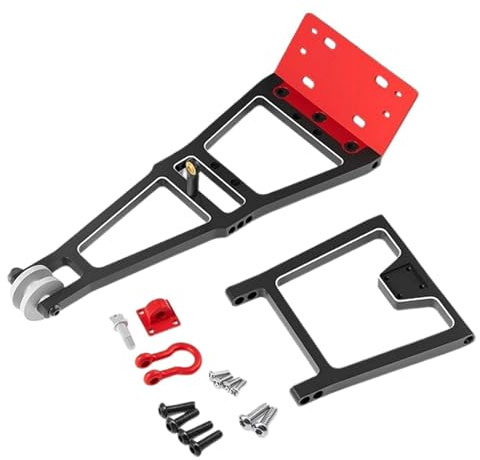 QUXVUIS Premium RC Winch Cranes Features Designed To Upgrade 1/10 Scale Trucks With High Strength Aluminum Alloy Tow Arms RC Winch Double Stent Truck Tow Crane Arm Wrecker