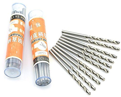 10 Stück 1,6 mm Micro HSS Spiralbohrer, Mini-Elektrobohrer, gerader Schaft, Metallbohrer
