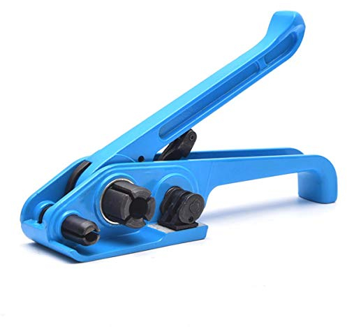 KATSU Heavy Duty Hand Strapping Tensioner, Carton Box Pallet Banding Sealing Packing Tensioning Tool, Ideal for 11-19mm Width PET/PP Plastic Strap 832301