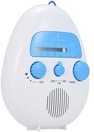 Maifa SY-900 Portable Class 5 Waterproof Shower Radio, Outdoor Portable Mini Shower Radio Indoor FM AM Electronic Bathroom Waterproof