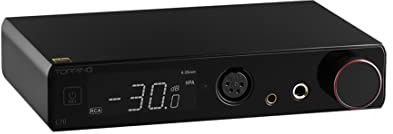 Topping L70 NFCA Amplificateur de casque Balance XLR/TRS/RCA Entrée 4-Pin-XLR/4.4mm/6.35mm Sortie 7500mw DAC Hi-Res Audio Amp pour IEMs/Earphones/Ecouteurs (Noir)