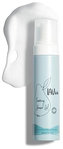 Lav Kids Gel douche - Gel douche naturellement doux pour enfants et bébés - Pour une peau douce et délicatement parfumée - Testé dermatologiquement pour tous les types de peau - 200 ml