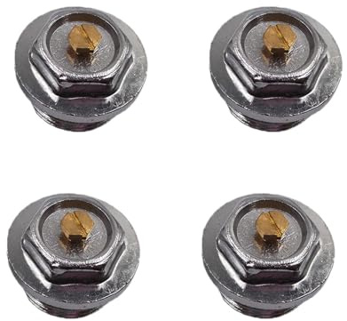 4 Pcs 1/2 Male Radiator Air Valve, Manual Radiator Air Vent Bleed Plug Valve Kit, Heating System Accessories