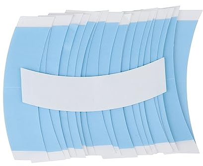 SAVITA 48stk Klebeband für Perücken, Unsichtbar Wasserdicht Doppelseitiges für Toupet Extra Stark zum Fixieren von Perücken (Blau)