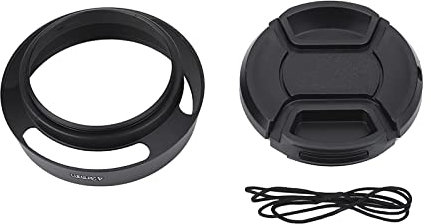 Motljusskydd, Motljusskydd För Kamera, 43 Mm Skruvbar Motljusskydd Universal Hopfällbar Solskyddskåpa Med Centerlinch Lock Lämplig För Flera Märken Av Linser
