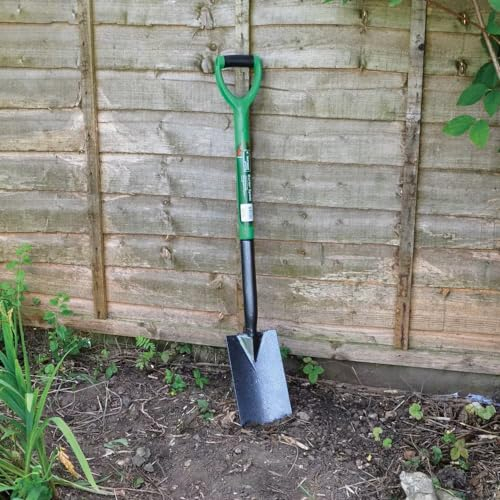Unibos Garden Border Digging Spade - Made From Strong Carbon Steel Ideal Hand Tool For Weeding Snow Cleaning & Gardening Long Life Strong Durable Long Lasting & Rust Resistant