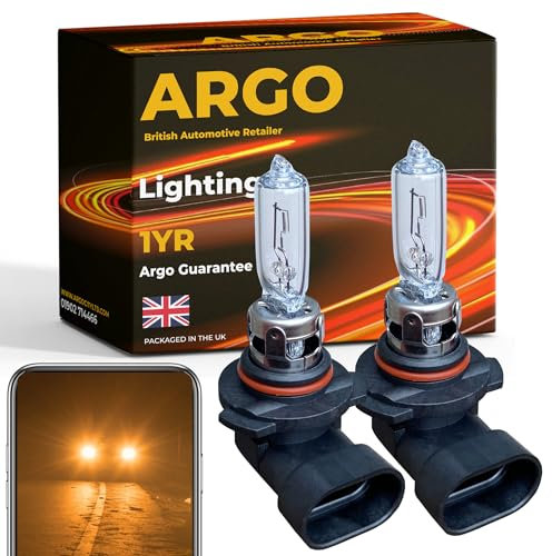 Argo Hb3 headlight bulb Halogen 100w 2500k 12V Main Dipped High Low Beam 9005 P20D Super Bright Upgrade Front Fog Light Lamp Car DRL Daytime Running Lights Bulbs