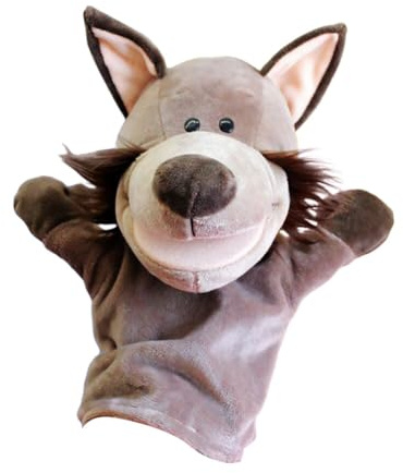 Tier Handpuppen für Kinder, Tier Handpuppen Spielzeug Set Plüschtiere Kinderhandpuppen mit Beweglichem Offenem Mund Perfekt zum Geschichtenerzählen, Unterrichten, Rollenspiel
