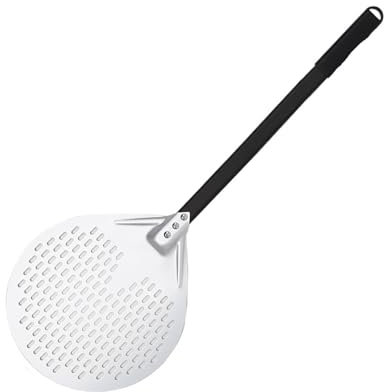 Pizza Shovel Big Pizza Peel Shovel Oven Paddle Accessories for Pizza Slide Turning Peel Kitchen Bread Maker Baking Oven Gadgets Pizza Tool for Baking Homemade Pizza(12 inch 83.5cm)