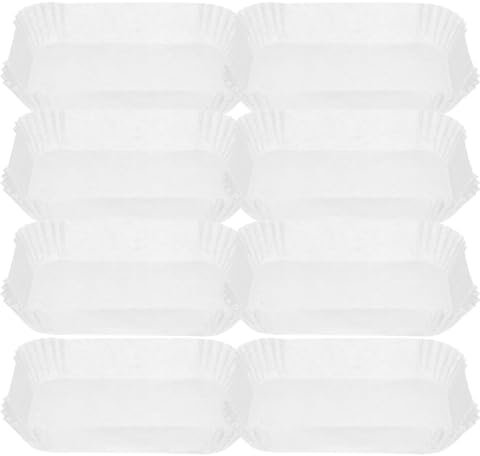 DECHOUS 100pcs Air Fryer Liner Paper Pad Baking Parchment Heat-Resistant Oven Liner for Home Restaurant Use