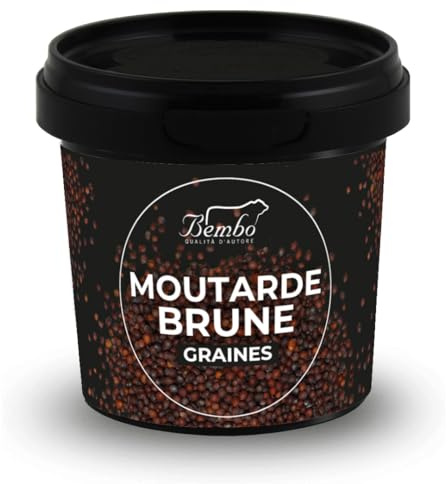 Graines de Moutarde Noire 90 g – Épice Aromatique pour Viande, Légumes et Sauces – Saveur Intense et Bienfaits Naturels.