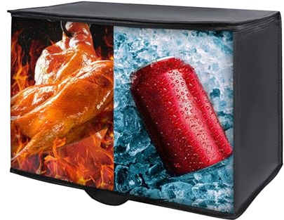 Sac d'épicerie réutilisable, sac d'expédition isotherme de grande capacité, équipement de service alimentaire, sac fourre-tout isotherme organisé pour les activités d'équipe, garde les repas au chaud