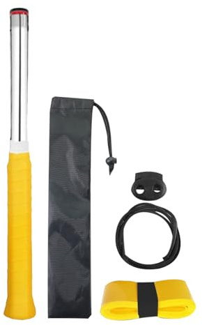 Schwungtrainer, Badminton-Schaukel, Trainingsgerät – tragbares Edelstahl-Trainingsgerät, Sound-Feedback, Sportzubehör für Fitness, Erwachsene, Zuhause
