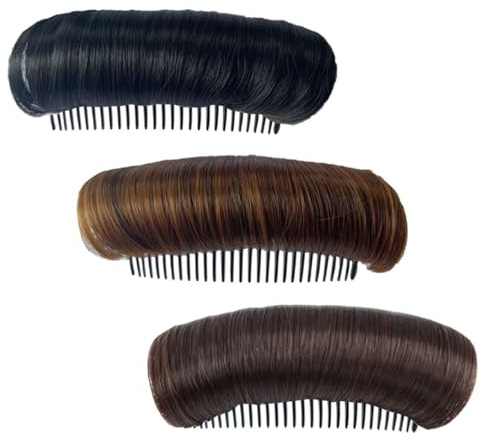 VICASKY 3 Stück-pack Haarpolster Haarspangen Volumen Clips Haarstyling Damen Komfortable Haaransatz Hilfen für Natürliches Haarvolumen in Haarclips