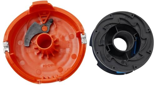 Bobine et fil pour coupe-bordures Black & Decker pour GL315 GL350 GL650, pièces fiables pour un travail efficace de pelouse (1 capuchon + 1 bobine)