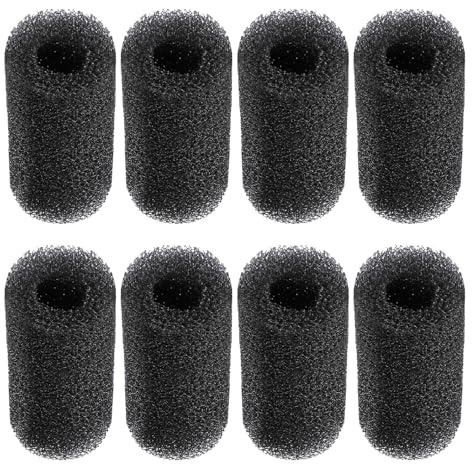 Pre Filter Sponge for Aquarium, Replacement Aquarium Intake Filter for Marina S10, S15 and S20 Filter Models, Aquarium Filter Media Strainer for Aquarium Fish Tank, Protects Fry and Shrimp, 8 Pack