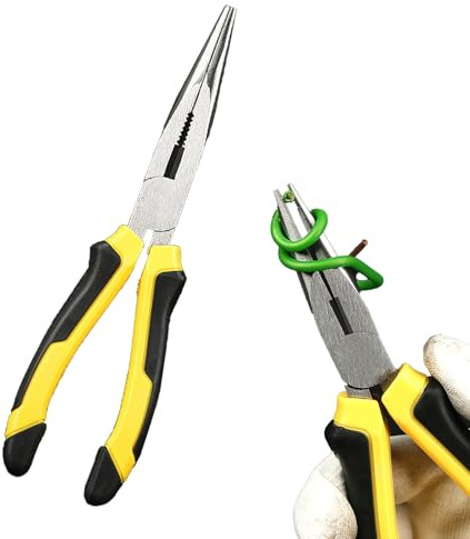 Pinzas para cables | 20 cm Pinzas para pelar cables eléctricos, para engarzar cables, para construcción, climatización, uso doméstico, uso industrial electricista automotriz
