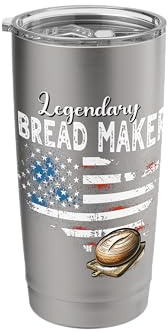 US Flag Bread Maker Stainless Steel Insulated Tumbler