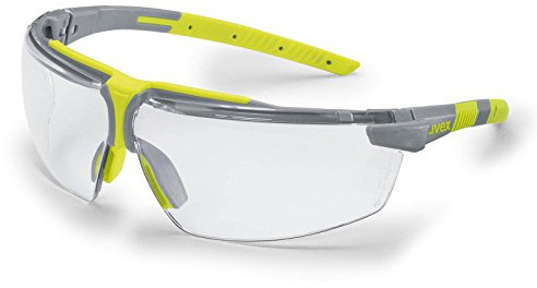 UVEX Schutzbrille i-3 add + 2.0 Dioptrien, Augenschutz, Sicherheitsbrille, Arbeitsschutzbrille mit klarer Scheibe
