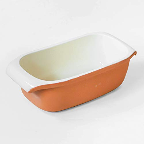 MS Steinzeug Brotbackform TerraStone 33x15x10 cm hoch mit weißer Innenglasur Brot backen Rezepte