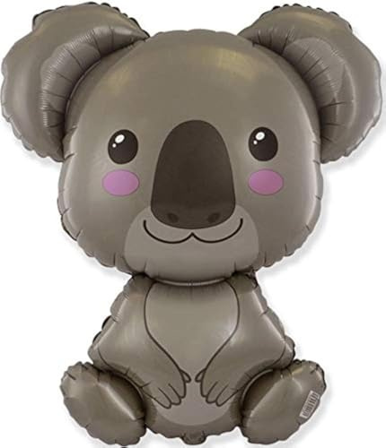 Ballonheld Ballon gonflable koala env. 85 x 70 cm Convient pour l'hélium Longue durée de flottement