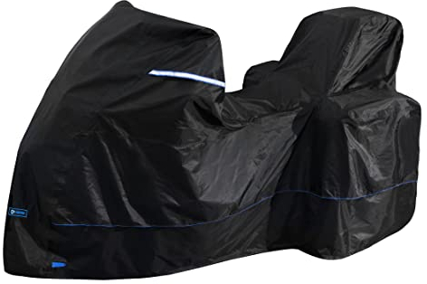 FENRIR 420D 230CM Telo di copertura per moto Coprimoto impermeabile Adventure esterni resistente al calore compatibile con TRK502 TRK702X Africa twin Multistrada Versys R1300GS R1250GS V85TT Tracer9/7