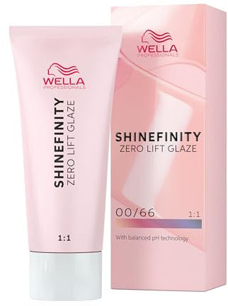 Wella Professionals Shinefinity Glaze – 00/66 Violet Booster - demi-permanent, pH-neutral & ohne Ammoniak - zum Verdünnen & Pastellisieren anderer Nuancen – vegan – 60ml