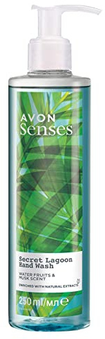 Avon Senses Secret Lagoon Flüssige Handseife mit Wasser Früchten und Moschus 250ml