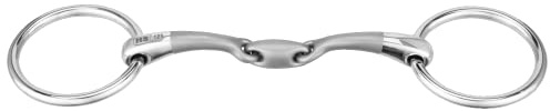 Sprenger SATINOX Unterlegtrense 12 mm doppelt gebrochen - Edelstahl rostfrei, 145 mm Weite