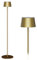 Stilosa 3 Floor - Lampe de sol sans fil - Lampe de sol rechargeable avec 3 hauteurs - Lumière LED réglable (variateur) par touche - Utilisation intérieure et extérieure - Or Bruni