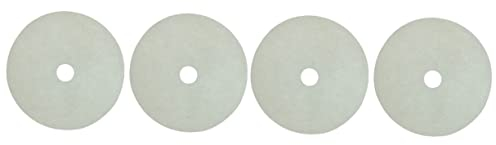 Mobestech 4 Stück Wäschetrockner Filter Trockner Flusensieb Austausch des Flusenfiltersiebs Im Trockner Zubehör Für Trocknerfilter Trocknerauslass Flusenfänger Bildschirm Weiß Vlies Rolle