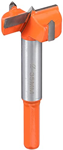 Forstner - Punta da trapano da 35 mm con guida, per legno con codolo esagonale, accessorio per lavorazione del legno