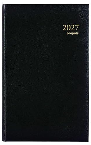BREPOLS - Tageskalender Saturnus – Januar 2025 bis Dezember 2025 – Einband: Schwarz – Format 14 x 22 cm