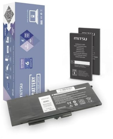 Mitsu Laptop-Akku 5BM335, Schwarz, 6000 mAh