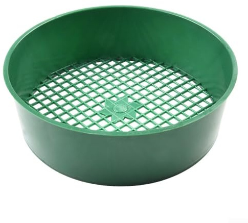 Tamis de jardin, sol composé, grillage de pierre verte, léger et facile à utiliser