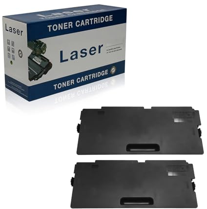 Ineecink Kompatibler Resttonerbehälter Als Ersatz Für HP W9048MC Zur Verwendung Mit HP Color Laser Managed E77830 E77822 E77825 E77428 E77422 E78528 E78523DN Drucker,(Schwarz-33700 Seiten),2 Pack