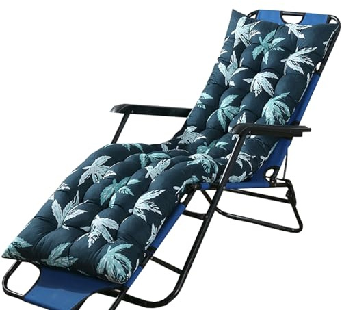 MCNDSI Cojín para Tumbona de Jardín Suave y Cómodo Cojín Reclinable Colchoneta Tumbona Exterior para Tumbonas Sillas y Hamacas(#1,47x19inch/120x48cm)