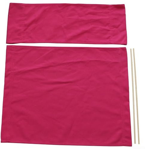 WIIYENA Regiestühle Klappstuhl-Bezug-Set, Ersatz-Sitzbezug für Regiestuhl, Outdoor-Stuhl-Schutzbezug für Regiestuhl (Rosarot)