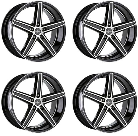 4x Oxigin Felgen Alufelgen 18 Concave 9,0x20 ET42 5x120 black full polish kompatibel mit VW Amarok Bus T5 Bus T6