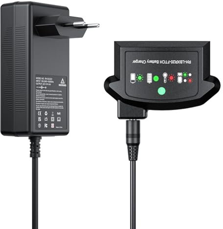 Chargeur 18 V pour batterie Black et Decker BL2018 BL2018-XJ BL1518 LBXR20-OPE LBXR20 LB20 LBX20 LBX4020 LB2X4020 LBXR2020-OPE BL1514 LBBB20 LBBX4020 XR16 Batterie Sate Lithium-Ion 18V/20V