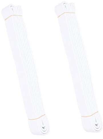 Kisangel 2stücke Karate Gürtel Weiß Taekwondo Judo Gürtel Langlebig Mit Zuverlässiger Naht Für Damen Herren Junge Mädchen Kampfsport Training Martial Arts Waist Wrap