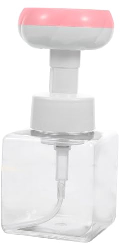 Schaumpumpflasche 250ml aus Petg, Rosa Kompakter Pumpspender | Blütenform, Leicht zu Drücken, Schützt vor Fehlbedienung und Auslaufen, Pfotenmotiv Seife