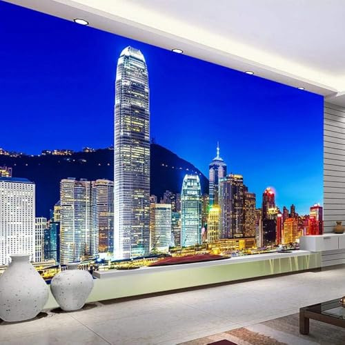 Fotomurales Decorativos Pared NuEVA York 300x210 cm Papel Pintado Tejido No Tejido Azul Fotomural 3D Mural Paredes Papel Tapiz Decoración Salón o Dormitorio a-2260