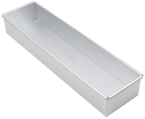 Molde rectangular antiadherente de aleación de aluminio de grado alimenticio para tartas de queso y postres para cocinar en casa, sartén antiadherente para tiramisú