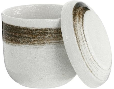 VALICLUD Olla De Cerámica Para Guisar Forma De Nido De Pájaro Para Cocinar Al Vapor y Estofado Simple Para Uso Doméstico Capacidad Persona