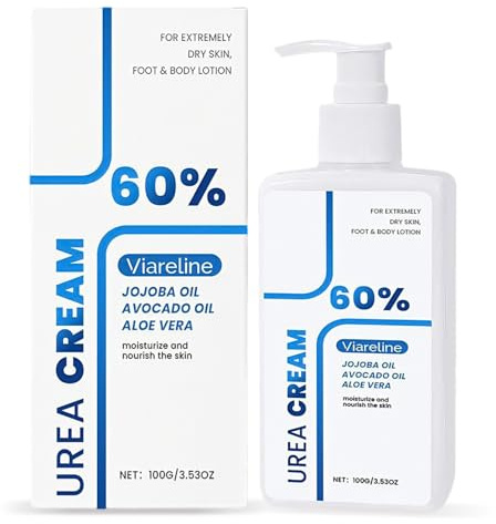 Loción Corporal de urea 60%, Crema Urea, Urea crema corporal, Crema Hidratante para Corporal, Loción corporal para piel seca, Hidratante profunda y de rápida absorción, para mujeres y hombres