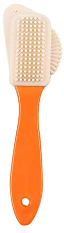 Shoe Cleaning Brush - Soft Silicone Bristles - PP Handle with TPR Rubber Head - Comfortable Grip, Non-Slip Boots, Shoes and Other Leather Care Gentle Cleaning Durable and Useful Clever