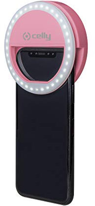 Celly CLICKLIGHTPRO FLASH PER SELFIE, Rosa